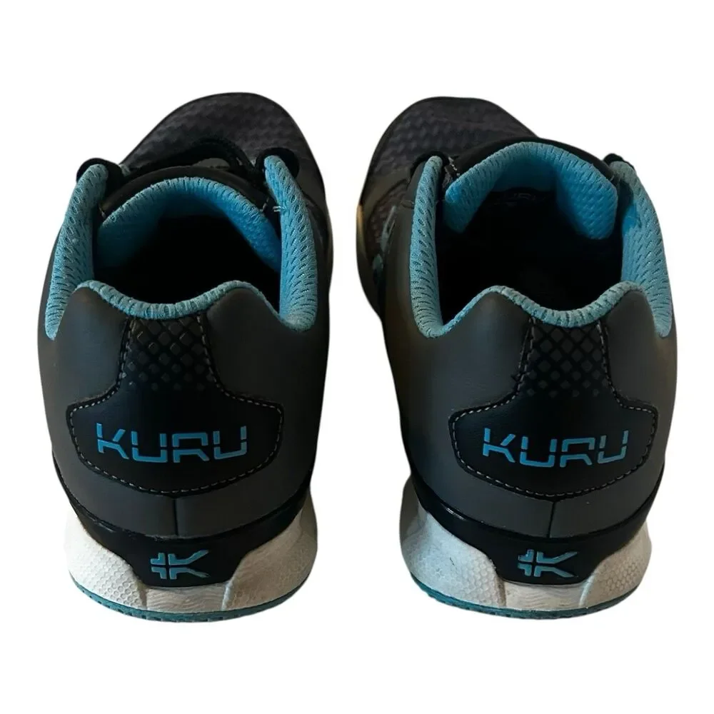 Kuru Quantum Comfort Walking Gym Shoes Gray Teal White Women’s Size 8.5